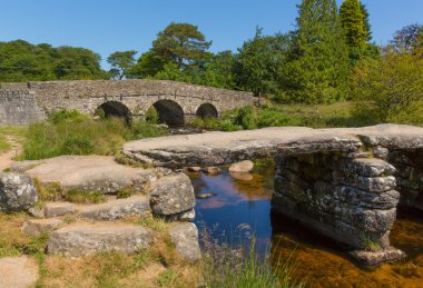 Dartmoor Milli Parkı devon İngiltere İngiltere postbridge
