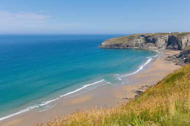 Trebarwith Strand beach Cornwall