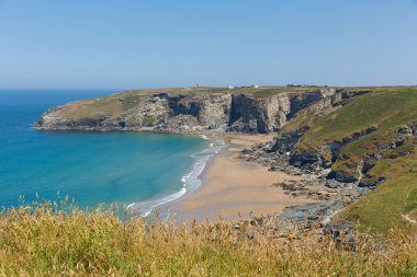 trebarwith strand beach cornwall yakınındaki tintagel İngiltere İngiltere