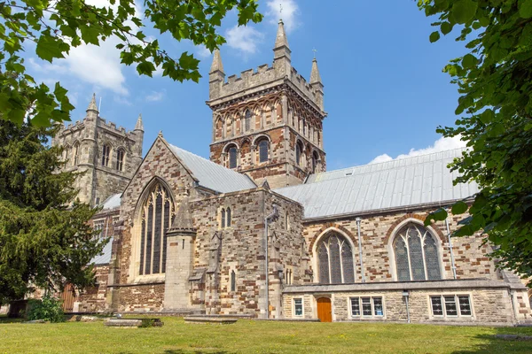 Kostel Wimborne minster dorset, Anglie — Stock fotografie