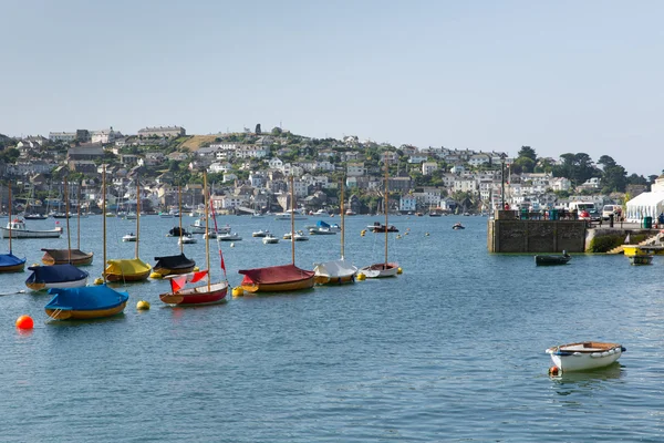 fowey nehir cornwall İngiltere yakınındaki st austell gün güzel yaz deniz