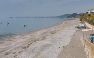 Downderry yakınındaki looe güney kıyısında Cornwall'a İngiltere, Amerika Birleşik Devletleri
