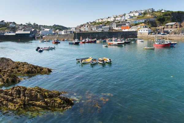 Rowing boats in the harbour — Stock Photo, Image