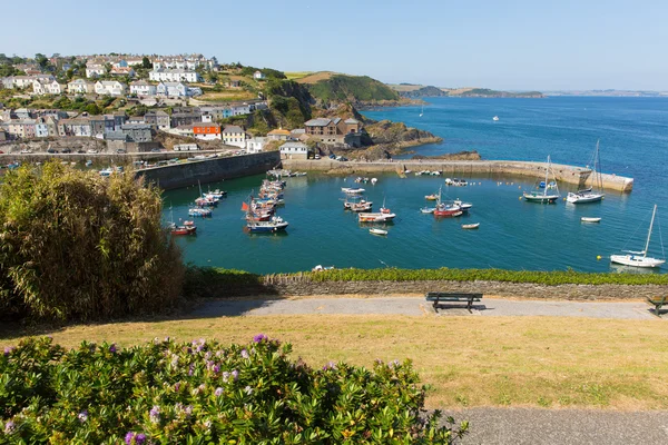 Английская гавань Mevagissey Cornwall England — стоковое фото