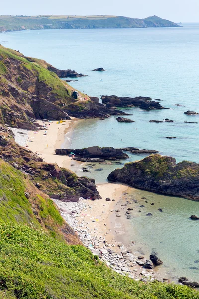 Whitsand Bay beach Cornwall coast England UK — Stock Photo, Image