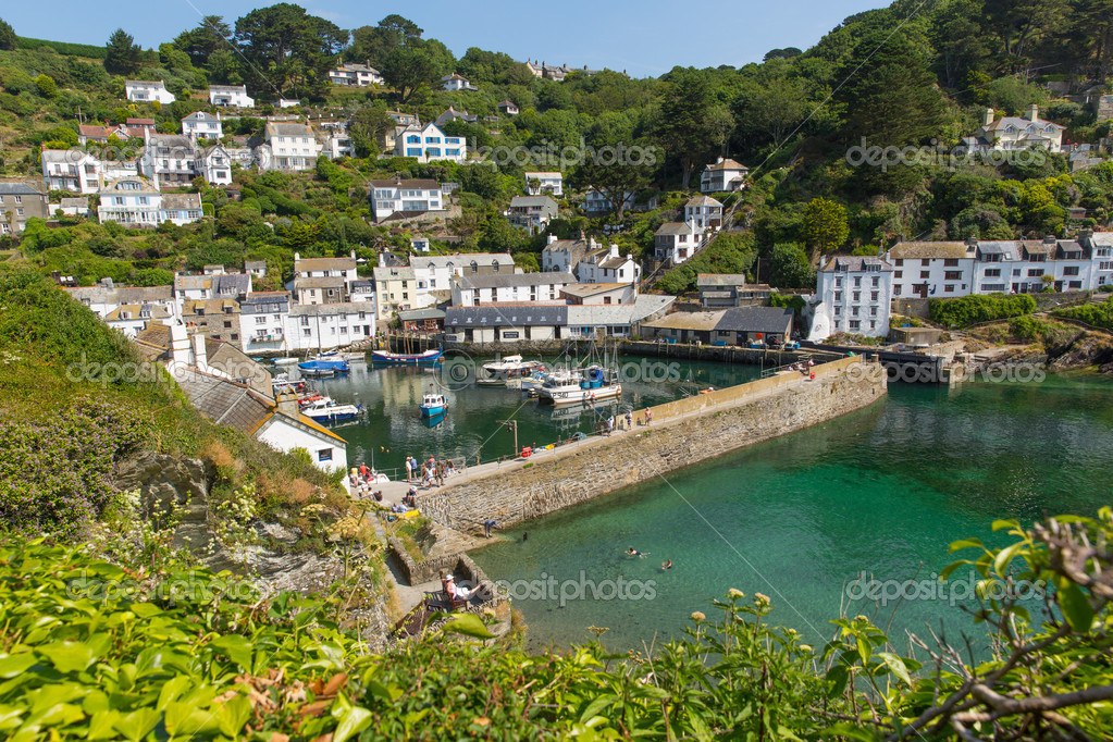Polperro Cornwall England — Stock Photo © acceleratorhams 30459667