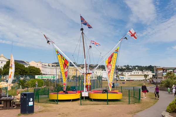 Chuildrens spela området teignmouth devon england — Stockfoto