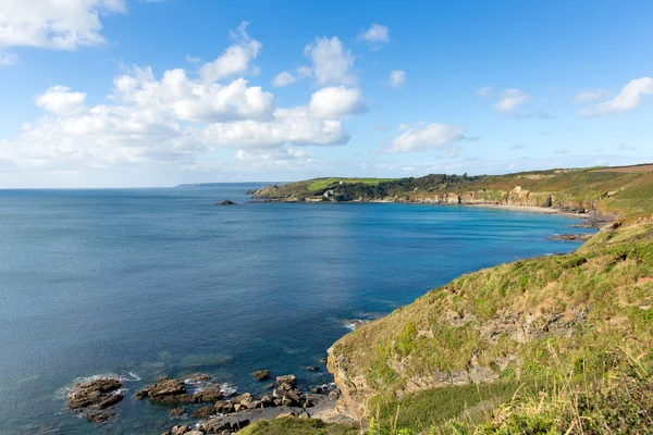 Cornwall kust kenneggy zand cornwall Engeland in de buurt van praa zanden en penzance — Stockfoto