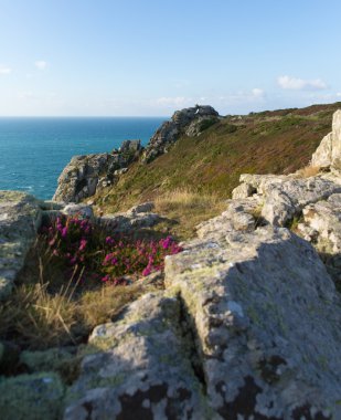 zennor baş cornwall İngiltere İngiltere yakınındaki st Ives penwith miras Sahili Güney Batı Sahili yolda