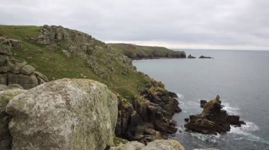 sennen cove cornwall İngiltere İngiltere sahilden Lands end
