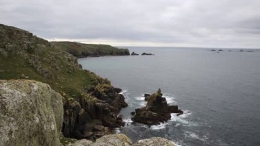 sennen cove cornwall İngiltere İngiltere sahilden Lands end