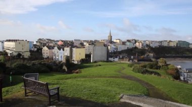 tenby şehir pembrokeshire Galler görünümü