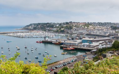 brixham marina devon İngiltere İngiltere'den bakış