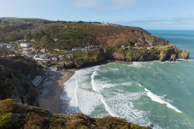 St agnes beach kuzey kıyısında Cornwall'a İngiltere Birleşik Krallık arasında newquay ve st Ives