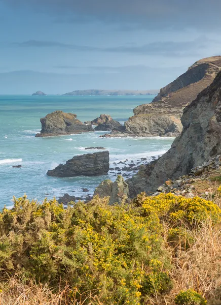 Cornwall kust st agnes Engeland Verenigd Koninkrijk tussen newquay en st ives — Stockfoto