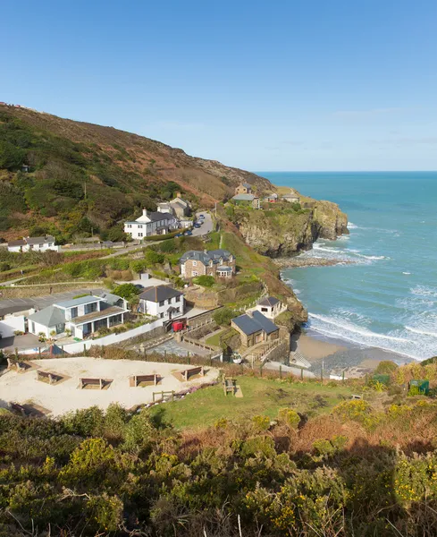 Cornwall pobřeží st agnes Anglie Spojené království mezi newquay a st ives — Stock fotografie