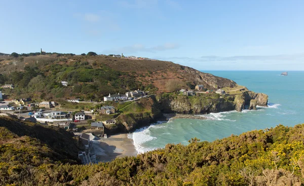 St agnes Észak cornwall Anglia Egyesült Királyság között newquay és st ives — Stock Fotó