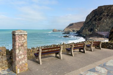 Görünüm St agnes beach kuzey kıyısında Cornwall'a İngiltere Birleşik Krallık arasında newquay ve st Ives