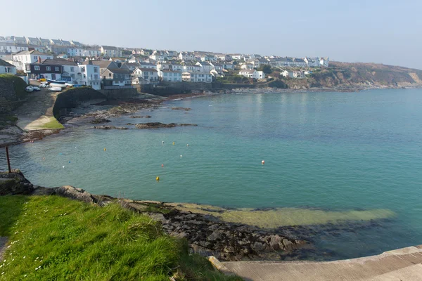 İngiltere 'nin güney kıyısındaki Roseland Yarımadası' ndaki Portscatho Cornwall. — Stok fotoğraf