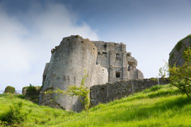 corfe castle Dorset İngiltere'de İngiliz sur kalıntıları
