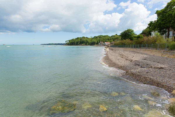 Seagrove Bay near Bembridge and St Helens harbour Isle of Wight England — Stock Photo, Image