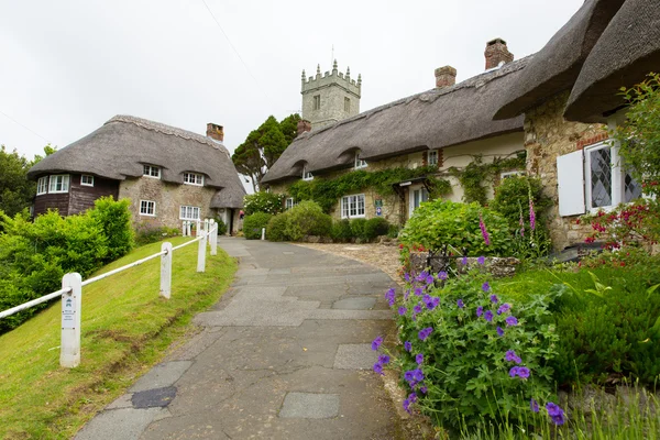 Godshill village Isle of Wight located between Newport and Ventnor in the southeast of the Island — Stock Photo, Image