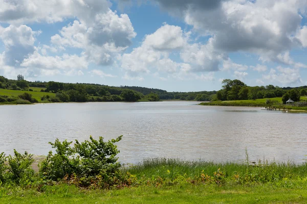 Wootton Bridge Mill Pond Isla de Wight entre Ryde y Newport —  Fotos de Stock