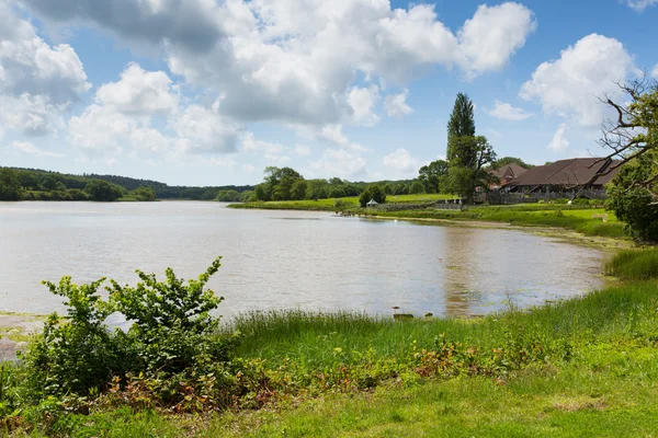 Wootton bridge mill pond isle of wight mellan ryde och newport — Stockfoto