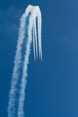 Kırmızı oklar jet uçakları İngiliz raf akrobasi ekran takımı