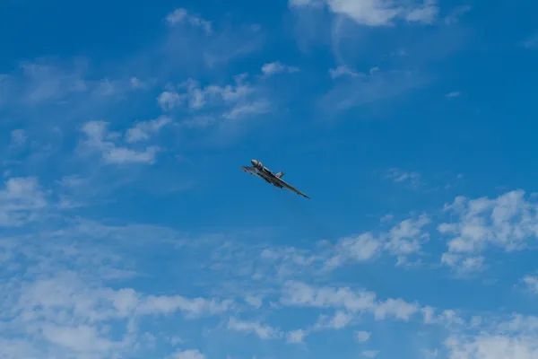 Aeronaves militares bombardeiros vulcanos anteriormente usadas pela RAF britânica — Fotografia de Stock