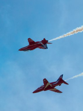 Kırmızı oklar jet uçakları İngiliz raf akrobasi ekran takımı