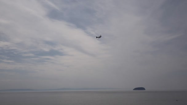 Fliegende Festung Bomber b-17 Flugzeuge von United States Army Air Forces Usaaf im Zweiten Weltkrieg verwendet und durch Boeing hergestellt — Stockvideo