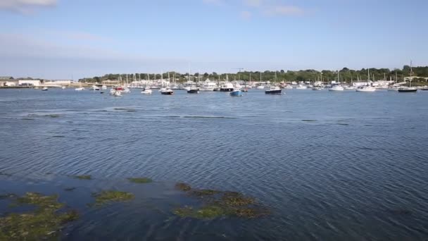 Bembridge st helens v přístavu isle of wight — Stock video