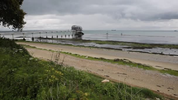 Rnli bembridge 救命ボート駅家ワイト島 — ストック動画