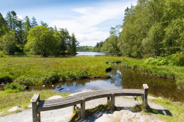 Tarn hows hawkshead yakınındaki göl ilçe Milli Parkı cumbria İngiltere İngiltere