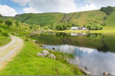 watendlath tarn lake district cumbria İngiltere derwent suya yakın borrowdale ve thirlmere vadiler arasındaki