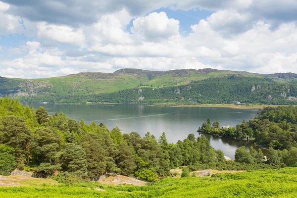 Brandelhow baai derwent water lake district cumbria Engeland uk — Stockfoto