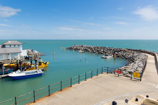 Isle of Wight harbour Ventnor uk south coast of the island tourist town — Stock Photo, Image