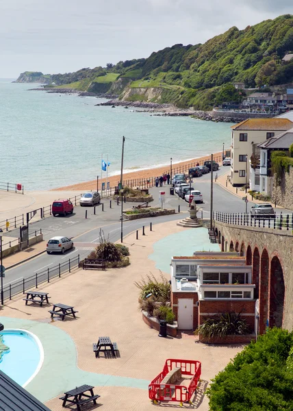 Ventnor Isola di Wight uk costa meridionale della città turistica dell'isola — Foto Stock