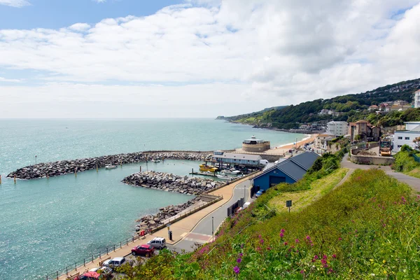 Ventnor Isle of Wight uk south coast of the island tourist town — Stock Photo, Image