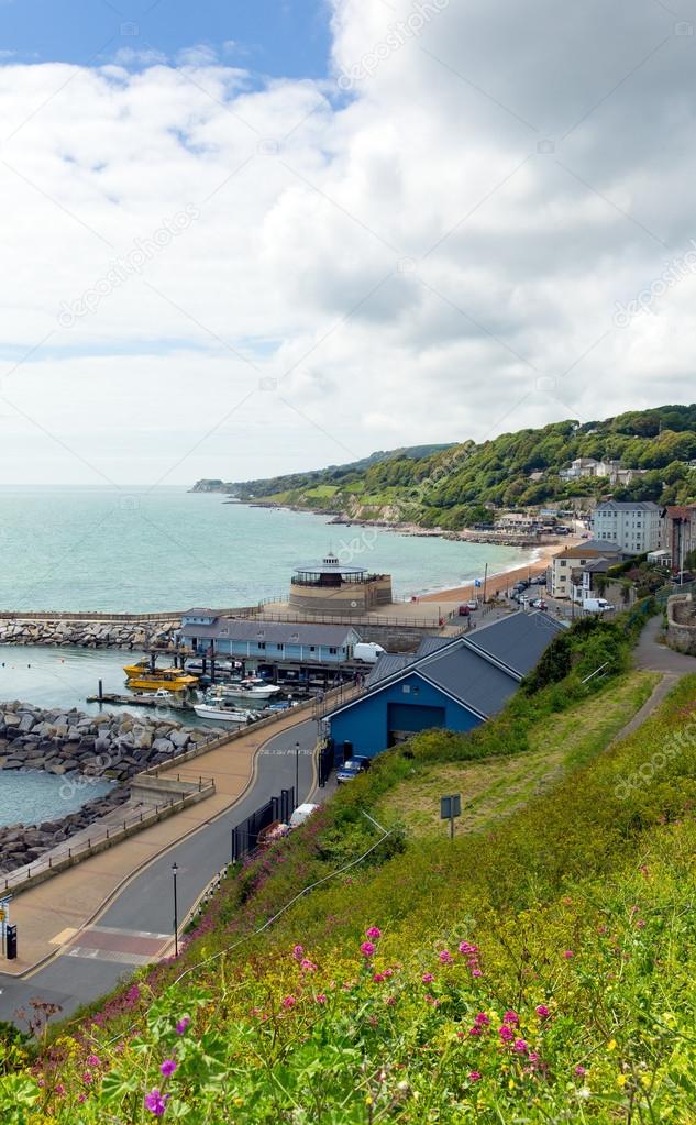 Ventnor Isle of Wight uk south coast of the island tourist town — Stock