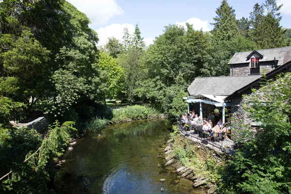 Pueblo de Grasmere Cumbria popular destino turístico English Lake District National Park — Foto de Stock