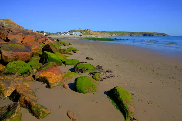 Aberdaron Pays Galles Plage Côte Péninsule Llyn — Photo