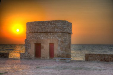 La Mata İspanya Gün doğumunun erken saatlerinde