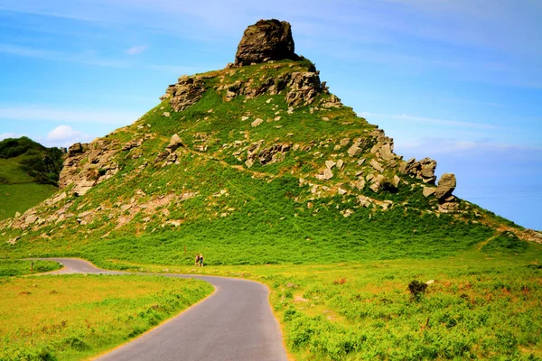 Valley Rocks Der Nähe Von Lynton Devon England — Stockfoto