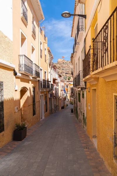 Busot Spain Narrow Streets Historic Village Tourist Attraction Campello Alicante — Stock Photo, Image
