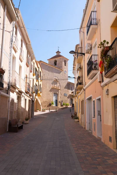 Busot Spain Narrow Streets Historic Village Tourist Attraction Campello Alicante — Stock Photo, Image