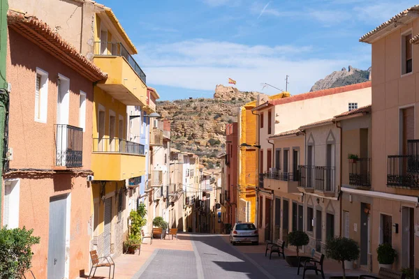 Busot Spain Narrow Streets Historic Pueblo Tourist Attraction Campello Alicante — Stock Photo, Image