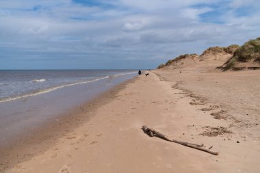 Kum Sahil Formby kuzey batı İngiltere kıyıları Liverpool yakınları