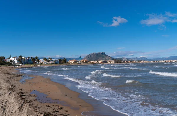 プラヤエルモリンデニア近くスペインコスタブランカアリカンテとバレンシアの間 スペイン東海岸 — ストック写真